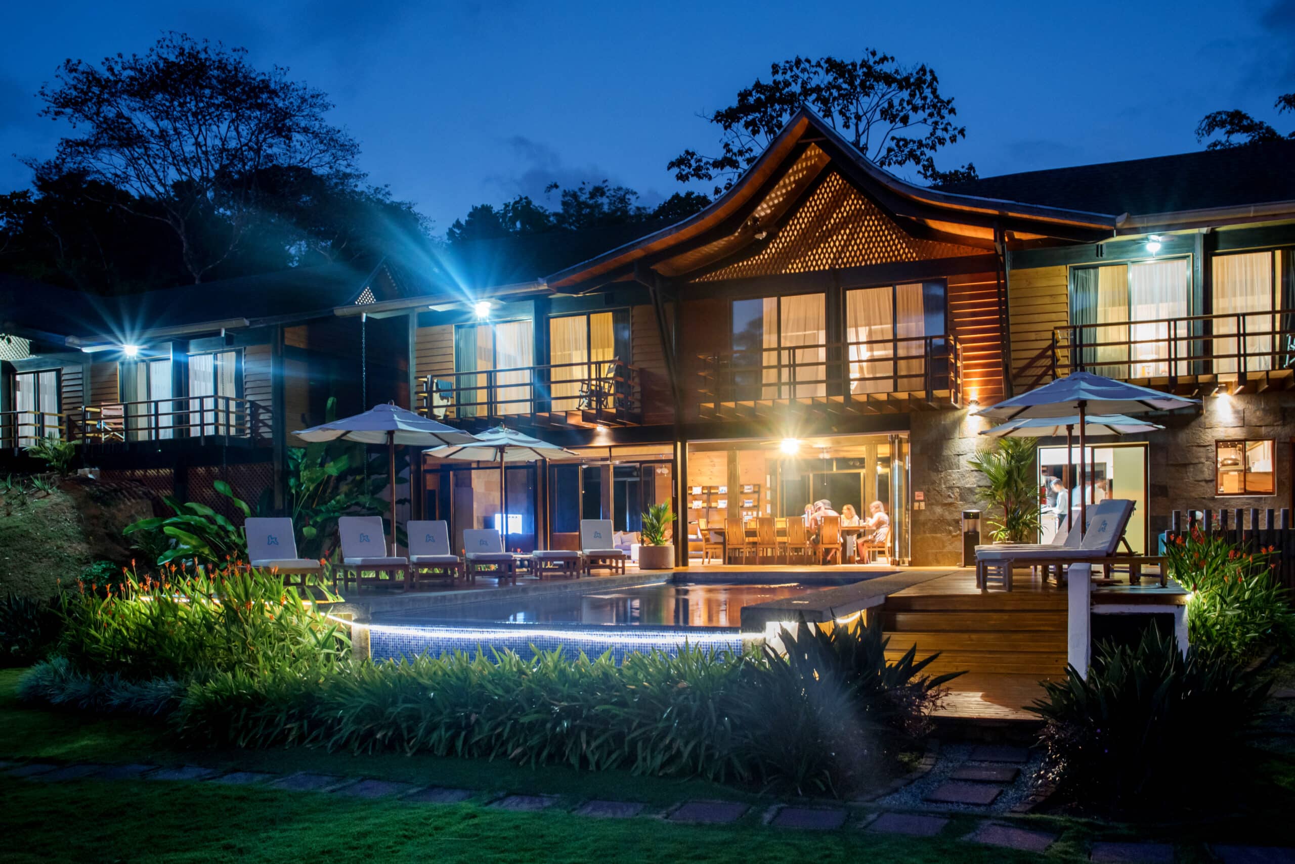 Kalon Surf Resort by Night